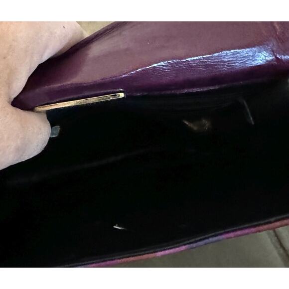 VINTAGE Stuart Weitzman PATCHWORK LEATHER CROSSBODY BAG - Picture 4 of 6